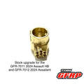 Team GFRP Metric Brass Rear Hub (Dirt Oval) GFR-7004M