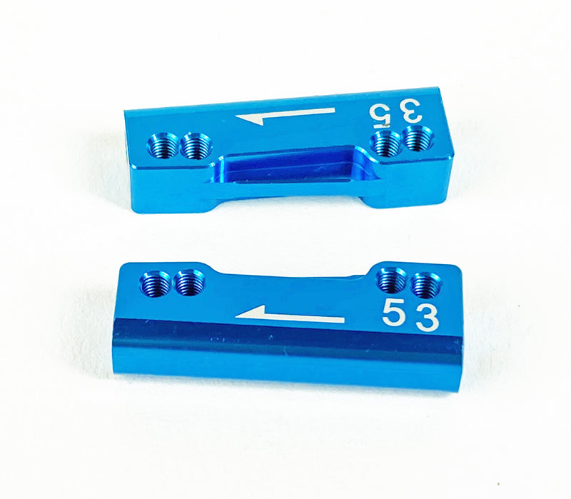Custom Works REAR TOE BLOCK 3-5 Deg M3 (pr) 2445