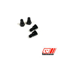 Metric 6mm Shock Stand Offs (4) Black QS-5099M