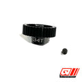 34t Aluminum Pinion (1/8 Inch Shaft) QS-1069