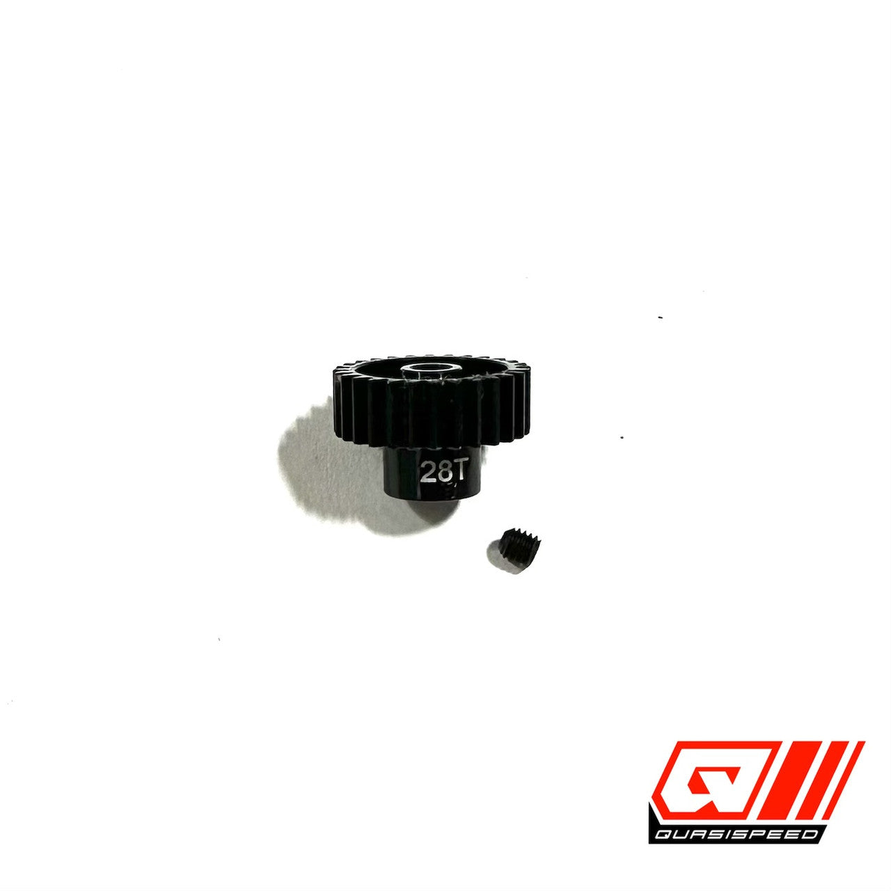 28t Aluminum Pinion (1/8 Inch Shaft) QS-1063