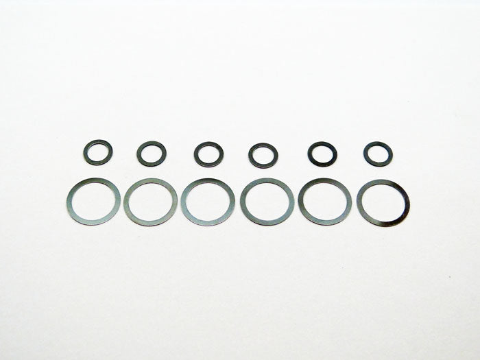 Custom Works METRIC SHIM KIT 6 each of 5mm and 10mm 7049