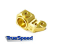 Custom Works M3 BRASS INLINE FRONT SPINDLE for HEX AXLE (1) 7256