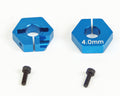 Custom Works 12MM CLAMPING HEX for 5MM AXLE, 4MM OFFSET (pr) 7282