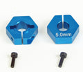 Custom Works 12MM CLAMPING HEX for 5MM AXLE, 5MM OFFSET (pr) 7283