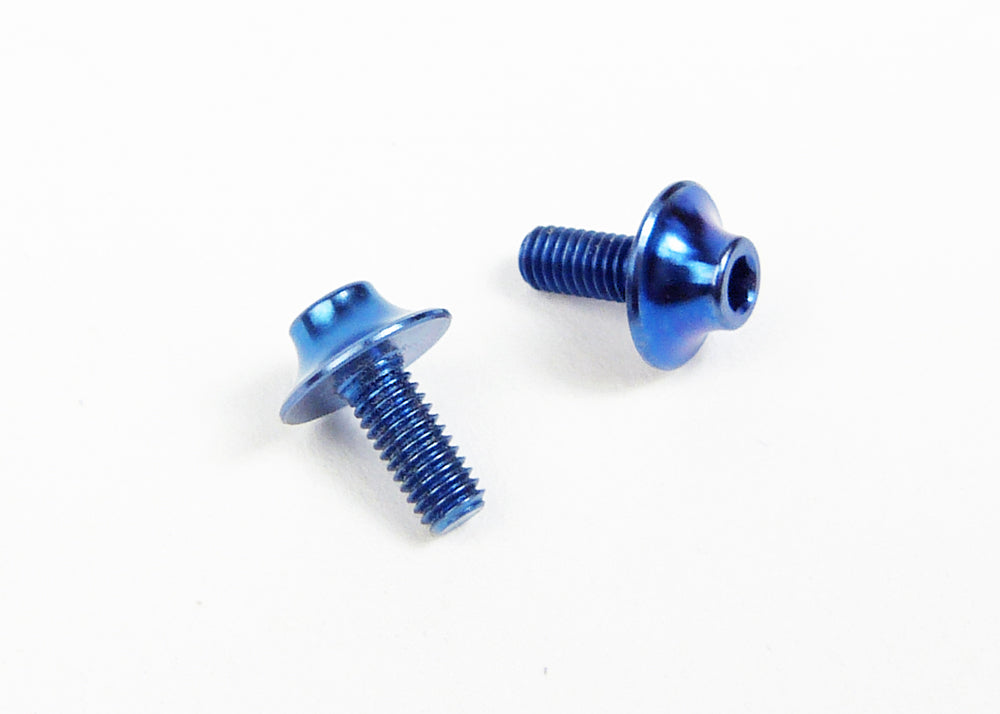 BLUE TITANIUM MOTOR SCREWS (pr) 8514