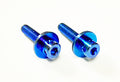 BLUE TITANIUM WING MOUNT BOLTS (2) 8549