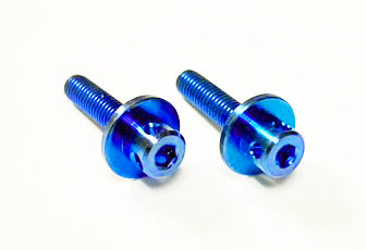 BLUE TITANIUM WING MOUNT BOLTS (2) 8549