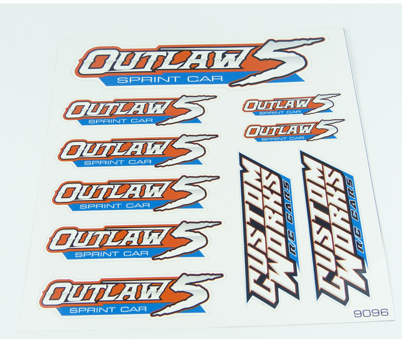 OUTLAW 5 DECAL SHEET