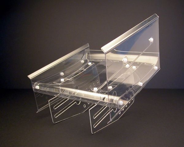 Custom Works VORTEX 7″x7″ SPRINT TOP WING w/Mounts 9127
