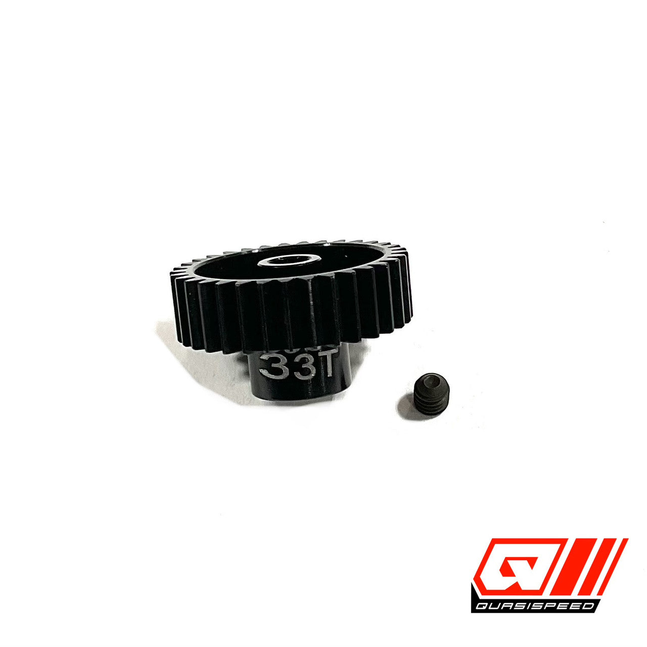 33t Aluminum Pinion (1/8 Inch Shaft) QS-1068