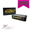Exalt X-Rated 2S 135C HVX Hardcase Shorty Lipo Battery (7.6V/6400mAh) w/5mm Bullets (EXA3211)