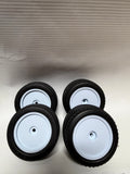 Quasi Speed Pre Mounted Tires ( White Wheels)