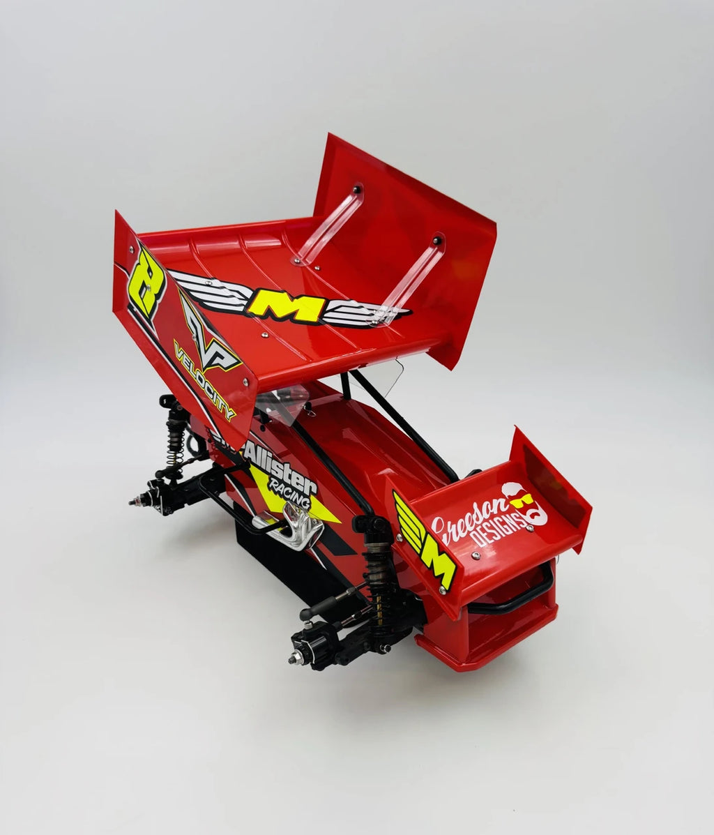 VS2 Sprint Car Body (Complete with Wings) #780