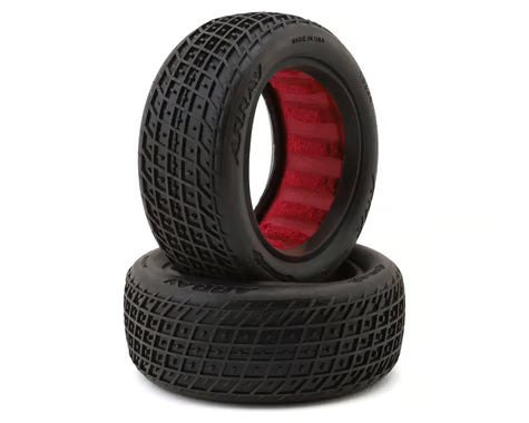 AKA Array 2.2" 2WD Front Buggy Dirt Oval Tires (2) (Super Soft - Long Wear)