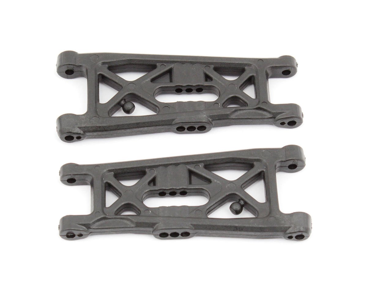 Team Associated RC10B6 Factory Team Carbon Front Suspension "Flat" Arms ASC91871