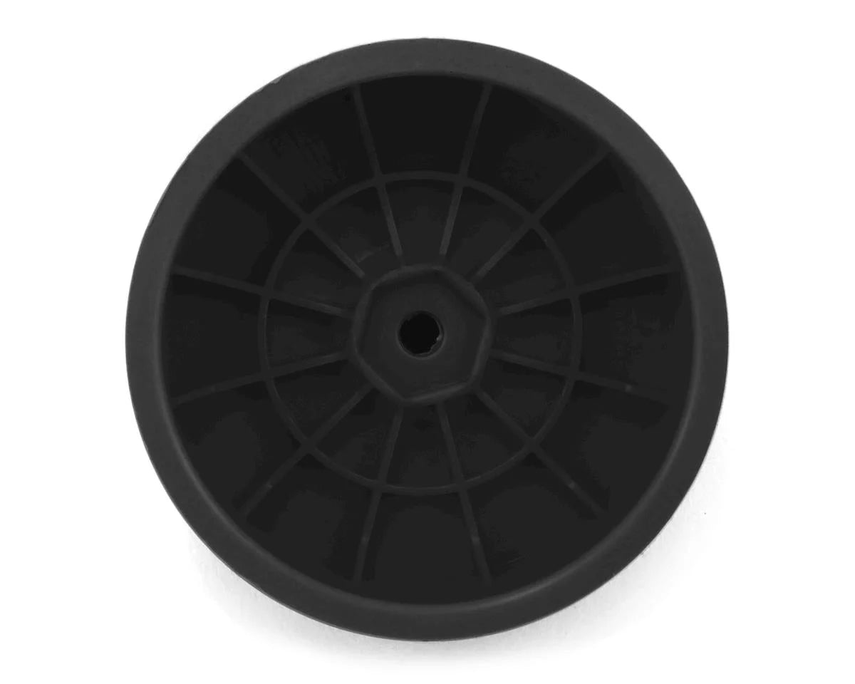 DE Racing Speedline 2.2 1/10 Buggy Rear Wheels (4) (B6/B74/22/22-4) (Black) w/12mm Hex