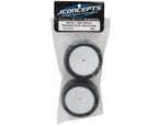 JConcepts Smoothie 3 2.2" Pre-Mounted Rear Buggy Tires (White) (2) (Green) w/12mm Hex