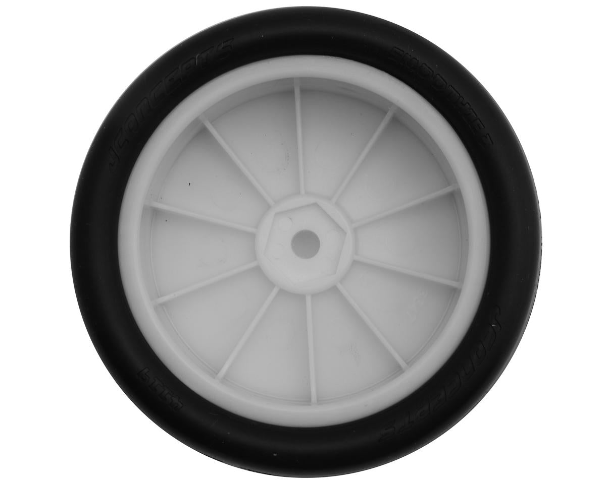 JConcepts Smoothie 3 2.2" Pre-Mounted 2WD Front Buggy Tires (White) (2) (Green) w/12mm Hex