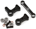 J&T Bearing Co. Custom Works Outlaw 5/Beast Midget Aluminum Steering Bellcrank (Black)