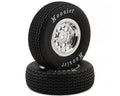 Losi 22S Sprint Front Pre-Mounted Hoosier Tires (Chrome) (2) (Soft)