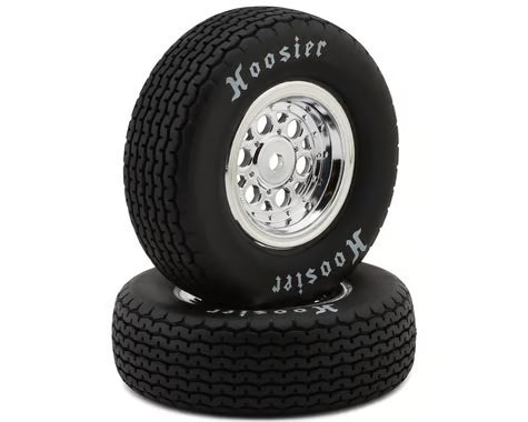 Losi 22S Sprint Front Pre-Mounted Hoosier Tires (Chrome) (2) (Soft)
