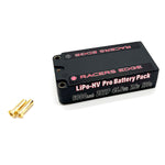 PROLP60002S - ROAR Approved - 2S 7.6V 130C Shorty Hard Case Lipo Battery Pack with 5mm Bullet Plug