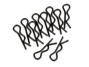 Black HPI Racing Body Clips (10pcs) 107893