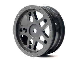 Whitz Racing Products 1/10 Whiplash Front 2.2" 12mm Sprint Car Wheels (2) with Inserts