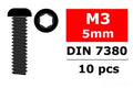 M3 Button head Screw 5mm
