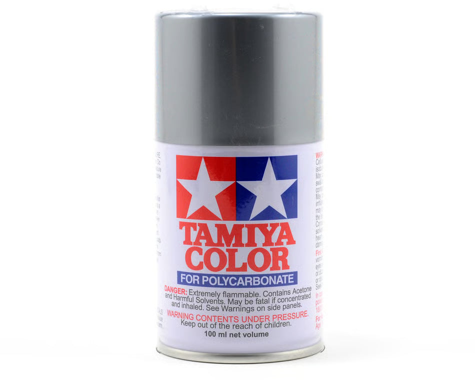 Tamiya PS-12 Silver Lexan Spray Paint (100ml) PS-12